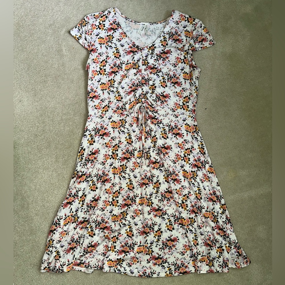 Multicolor Floral V-Neck Top